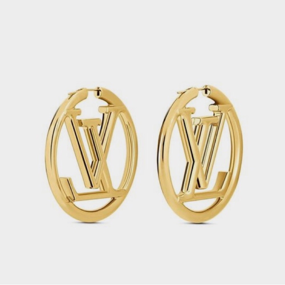 Brand new LV hoop earrings